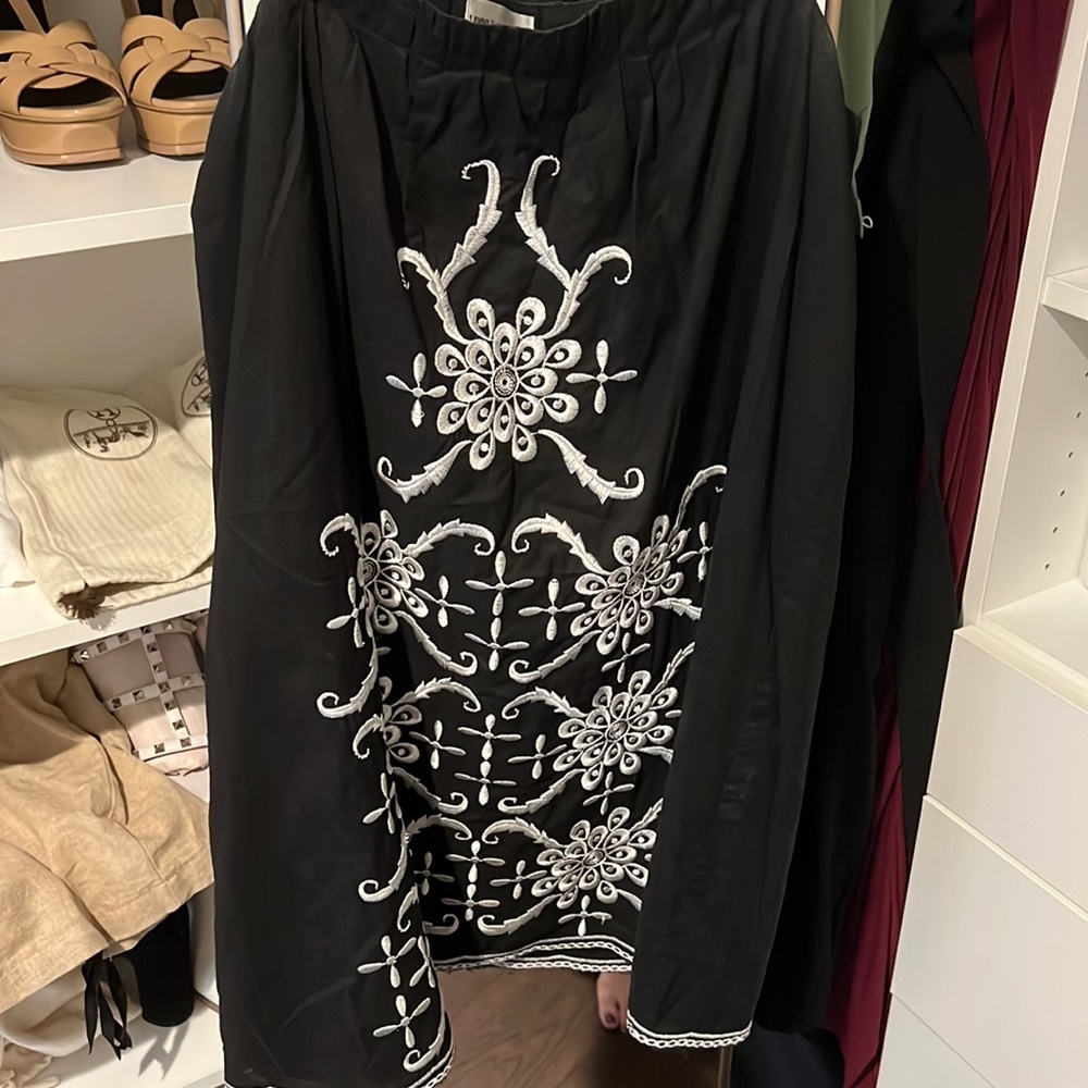 Black western dress